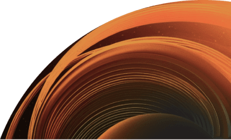 Abstract glowing circles background